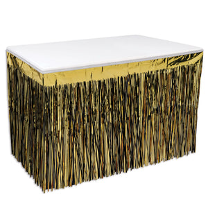 Table Skirts - Metallic (Multiple Designs Available)