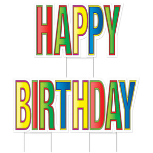 Plastic Yard Signs(Multiple Themed Designs Available)