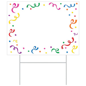 Plastic Yard Signs(Multiple Themed Designs Available)