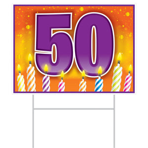 Plastic Yard Signs(Multiple Themed Designs Available)