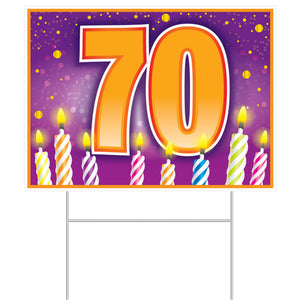Plastic Yard Signs(Multiple Themed Designs Available)