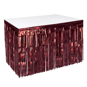 Table Skirts - Metallic (Multiple Designs Available)
