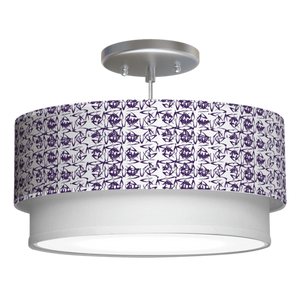 HOLLYWOOD TIERED DRUM PENDANT