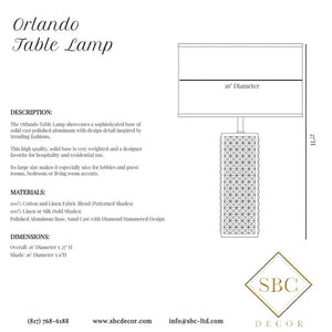 ORLANDO TABLE LAMP