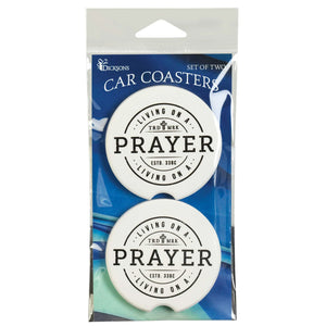 Car Coasters Living On A Prayer