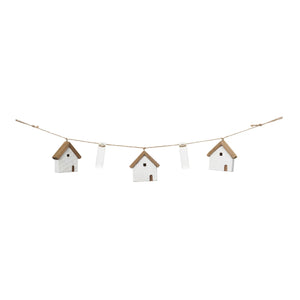 House and Tube Vase String Garland