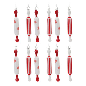 Glass Rolling Pin Ornament