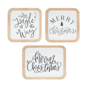 Holiday Sentiment Plaque