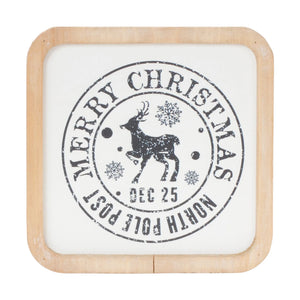 Holiday Mail Stamp Plaque