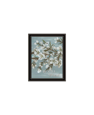 Set Of Three "Pray More And Worry Less" Black Framed Wall Art