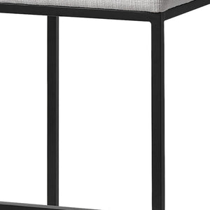 Iron Fabric Backless Bar Height Bar Chair