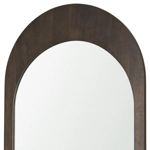 Wood Arch Framed Accent Mirror