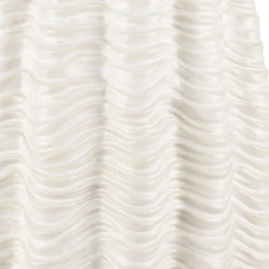 Cylinder Ceramic Sculptural Waves Table Vase
