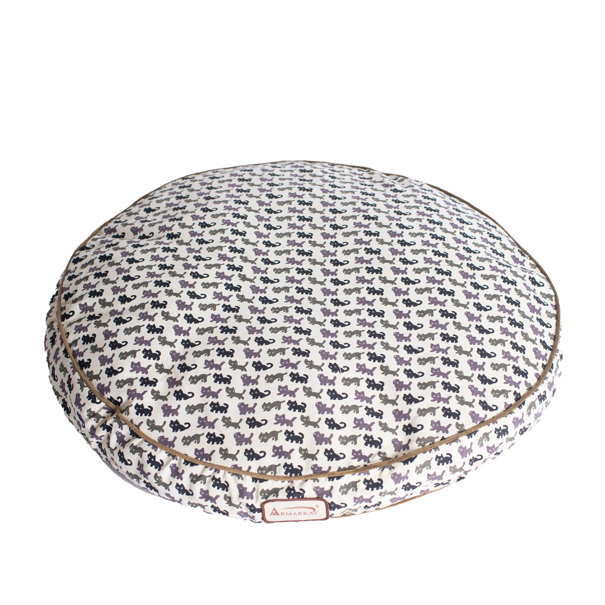 Square Dog Cushion Bed with Washable Cover – 23 × 23 Inches