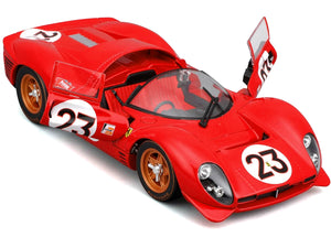 Ferrari 330 P4 #23 Lorenzo Bandini - Chris Amon "Ferrari S.P.A." Winner "24 Hours of Daytona" (1967) "Racing" Series 1/24 Diecast Model Car by Bburago