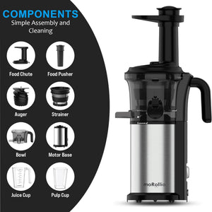 45RPM Cold Press Slow Masticating Juicer