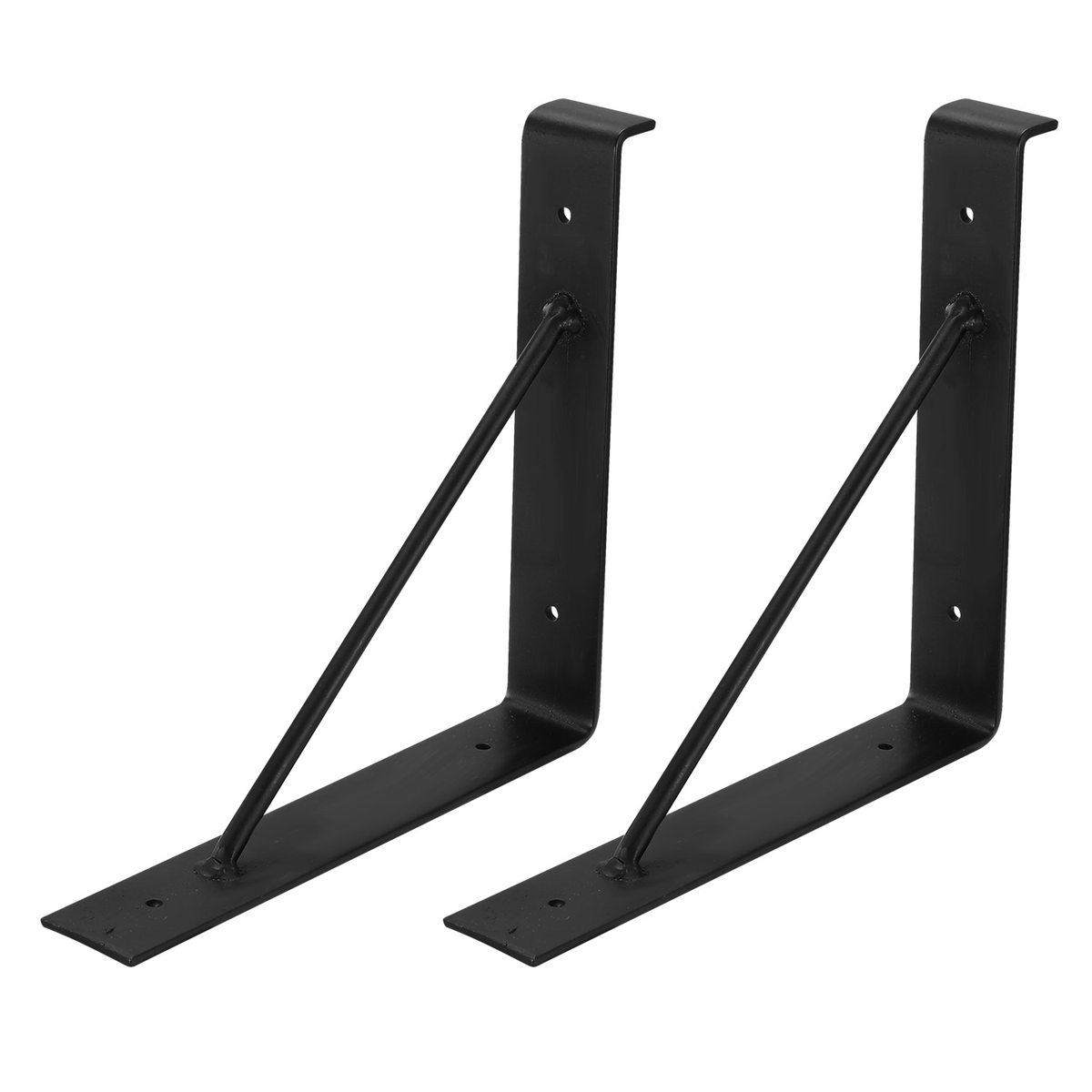 2-Pack Wall-Mounted Shelf Brackets – view 1