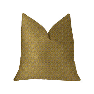 Plutus Goden Cleopatra Gold and Silver Luxury Throw Pillow
