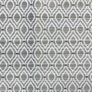 Plutus Deluxe Rockland Beige and Silver Luxury Throw Pillow