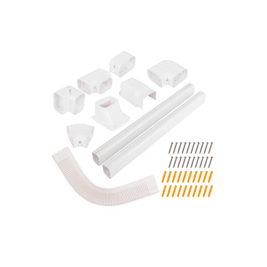 4 Inches W Mini Decorative PVC Slim Line Cover Kit