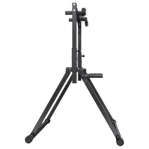 Pull Up Bar, 330LBS Capacity Portable Pullup Bar Station, Pullup Bars Free Standing with Triangular Structure & Heavy-Duty Steel Tube, 9 Level Height Adjustment Gravity Fitness for Arms, Back