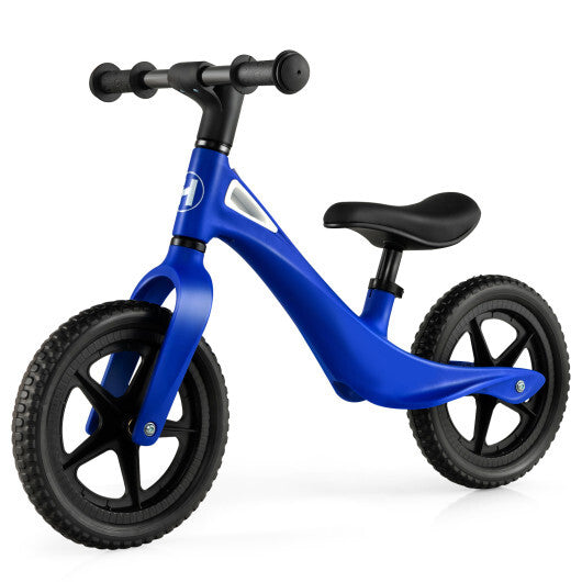 Kids Balance Bike with Rotatable Handlebar and Adjustable Seat Height-Red