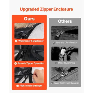 Cab Enclosure Upper Doors, Compatible with Polaris RZR XP4 1000/Turbo 2014-2023, Soft Upper Doors, Windproof Upgraded Zipper UTV Soft Side Window Kit, Work with Side Mirrors and Windshields