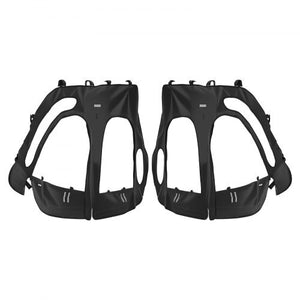 Cab Enclosure Upper Doors, Compatible with Polaris RZR XP4 1000/Turbo 2014-2023, Soft Upper Doors, Windproof Upgraded Zipper UTV Soft Side Window Kit, Work with Side Mirrors and Windshields