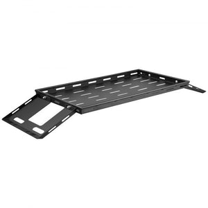 Rear Trunk Cargo Rack, for 2007-2024 Jeep Wrangler JK 4-Door Hardtops, 300 lbs Capacity, Carbon Steel Basket Tray Interior Storage Luggage Carrier with Net, Shelf Stand Organizer for Camping Trip Gear, Black