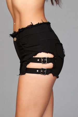 J10 Buckled Down Denim Shorts