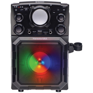 Karaoke USA GQ410 Portable MP3 Karaoke Player with Bluetooth, PA, and Built-In Battery