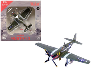 North American P-51B Mustang Aircraft "Shangri-La 336th Fighter Squadron 4th Fighter Group" (1944) United States Army Air Forces 1/72 Diecast Model Airplane by Legion