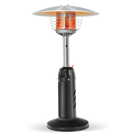 11 000BTU Portable Tabletop Patio Stainless Steel Standing Propane Heater