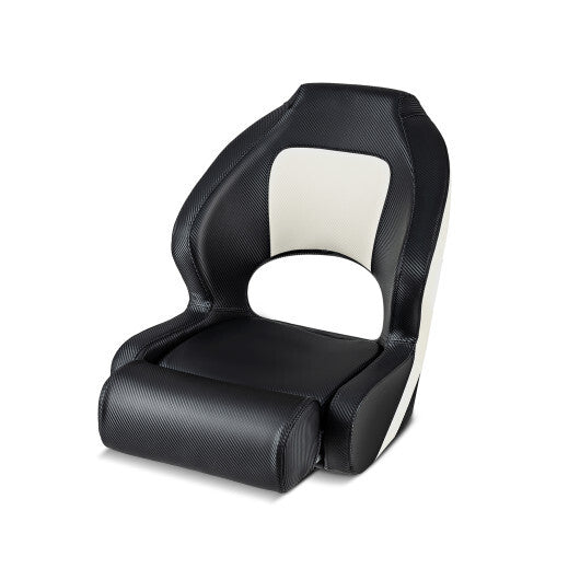 Waterproof Captain Bucket Seat for Boats - Black