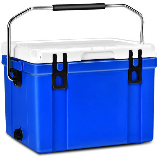 58 Quart Leak-Proof Portable Cooler Ice Box for Camping-Blue