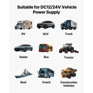 Diesel Heater, 8KW, DC 12V/24V, All in One Portable Diesel Air Heater with Remote Control and LCD Screen, Fast Heating Low Noise, 1.3 Gal Fuel Tank for Vehicles, Vans, RVs, Campers, and Trucks