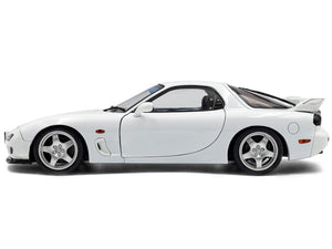 2001 Mazda RX7 Type RS (FD3S) RHD (Right Hand Drive) White 1/18 Diecast Model Car by Solido