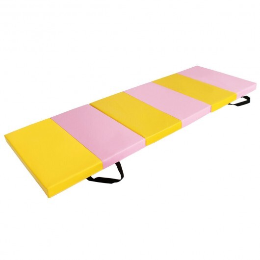 6 Feet x 2 Feet x 2.5 Inch 3-Fold Gymnastics Tumbling Fitness Mat