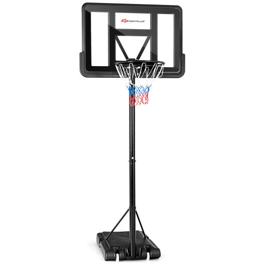 Shatterproof Basketball Hoop with Adjustable Stand