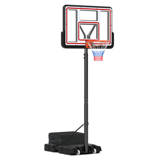 Adjustable Portable Basketball Hoop with Stable Base