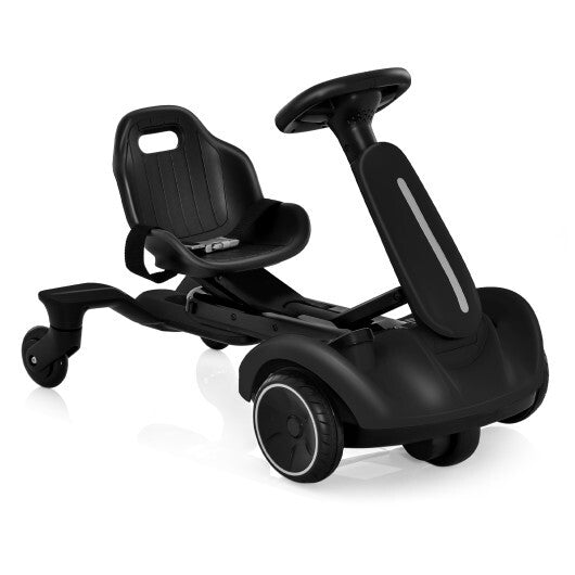 6V Kids Ride on Drift Car with 360? Spin and 2 Adjustable Heights-Black