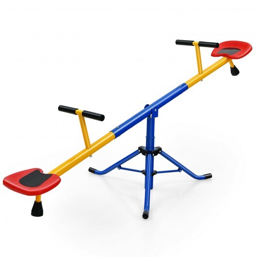 360?Rotation Kids Seesaw Swivel Teeter Totter Playground Equipment