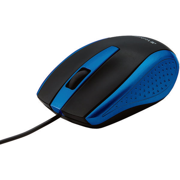Verbatim 99743 Corded Notebook Optical Mouse (Blue)