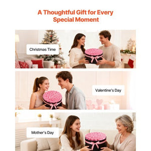 Forever Flowers, 50 Preserved Roses in a Box, Eternal Flowers Immortal Bouquet Birthday Present for Delivery Prime Women Her Wife Mothers, Anniversary, Valentine's Day,Christmas, Sweet Pink