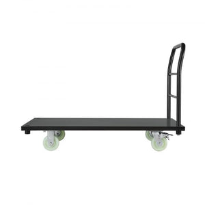 Heavy Duty Platform Truck, 2000 lbs Capacity, Industrial Steel Flatbed Cart with Swivel Wheels and Handle, Platform Hand Push Truck Dolly, Easy Storage, for Luggage Moving, 48 x 24 x 32.1 in