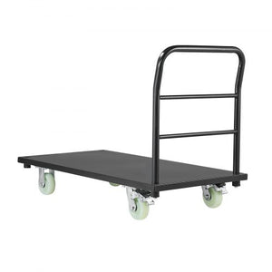 Heavy Duty Platform Truck, 2000 lbs Capacity, Industrial Steel Flatbed Cart with Swivel Wheels and Handle, Platform Hand Push Truck Dolly, Easy Storage, for Luggage Moving, 48 x 24 x 32.1 in