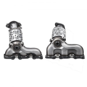 Catalytic Converter, 2 Pack, Compatible with Ford Police Interceptor Sedan Explorer FLEX Police Interceptor Utility Taurus/Lincoln MKS MKT MKZ, 3.5L V6, Front, Left, Right, Replacement OE 30585