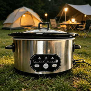 6/8 Quart Slow Cooker with 3 Cooking Settings, Non-Stick Ceramic Inner Pot, Dishwasher-Safe Lid, Multi-Functional Slow Cooker for Soups, Stews, R