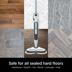 Dual Head Hard Floor Steam Mop, 3 Adjustable Steam Modes, LED Headlights, Lightweight for Home Tile Cleaning