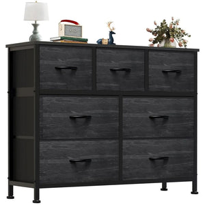 Desser For Bedroom With 7 Fabric Drawers Organizer Storage Closet Chest Clothes For Living Room Display Cabinet Of Furniture